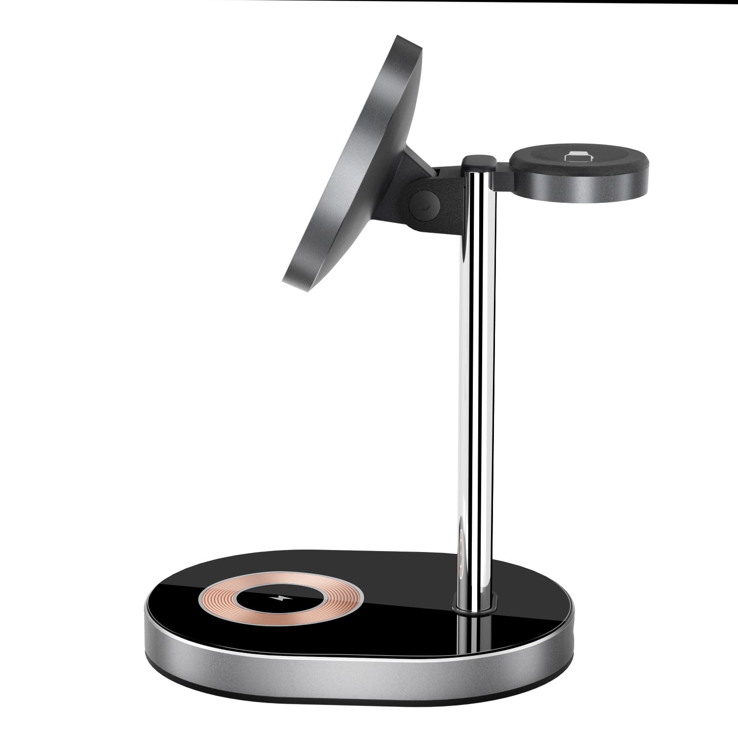 WIWU Wi-W003 Light Shadow Magnetic Wireless Charger for iPhone 12-15 Series / iWatch / AirPods Charging Stand WIWU Wi-W003 Light Shadow Magnetic Wireless Charger for iPhone 12-15 Series / iWatch / AirPods Charging Stand